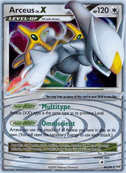 Arceus LV.Xのカード画像