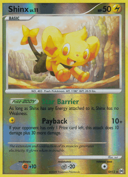 Shinx Pokémon TCG card art