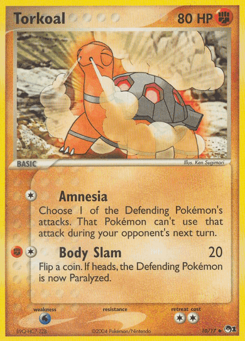 Torkoal Pokémon TCG card art