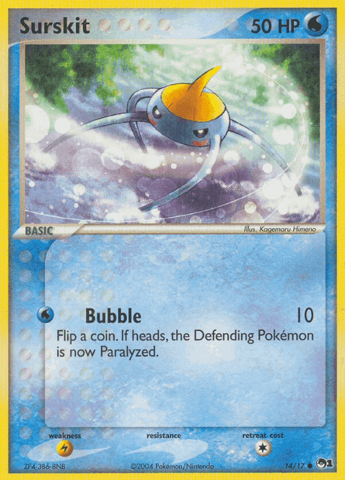 Surskit Pokémon TCG card art