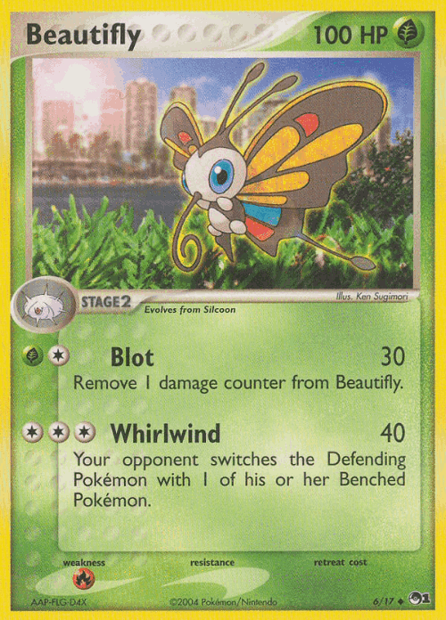 Beautifly Pokémon TCG card art