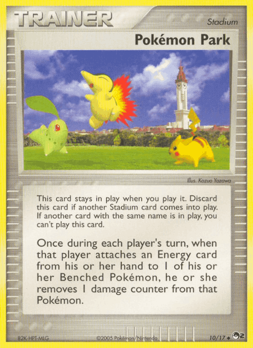 Pokémon Park #10 from POP Series 2 - Uncommon - Illustrated by Kazuo Yazawa