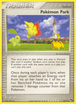 Pokémon Park Pokémon TCG card art