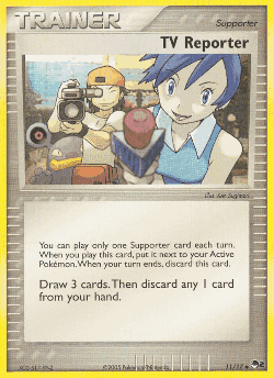 TV Reporter Pokémon TCG card art