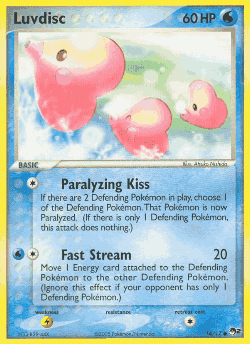 Luvdisc Pokémon TCG card art