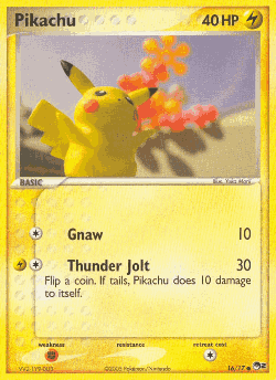 Pikachu Pokémon TCG card art