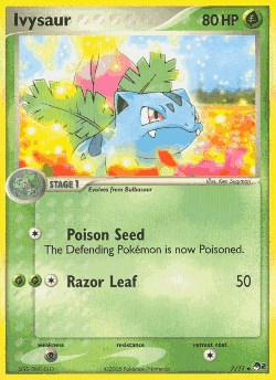Ivysaur Pokémon TCG card art