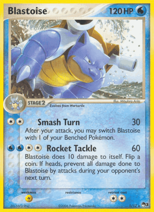Blastoise POP Series 3 card