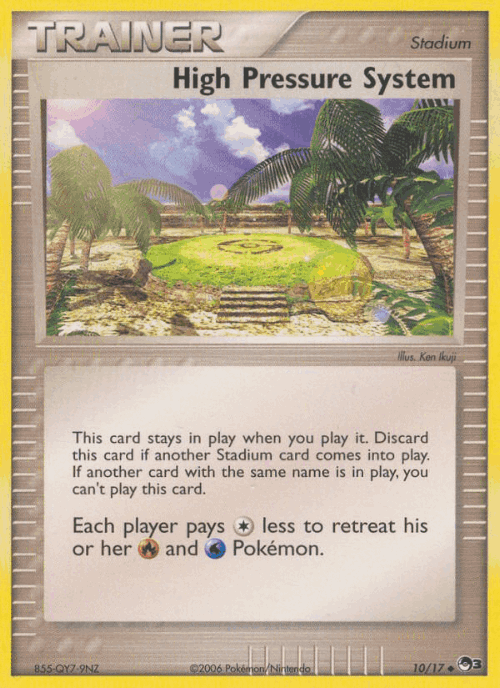 High Pressure System POP Series 3 card