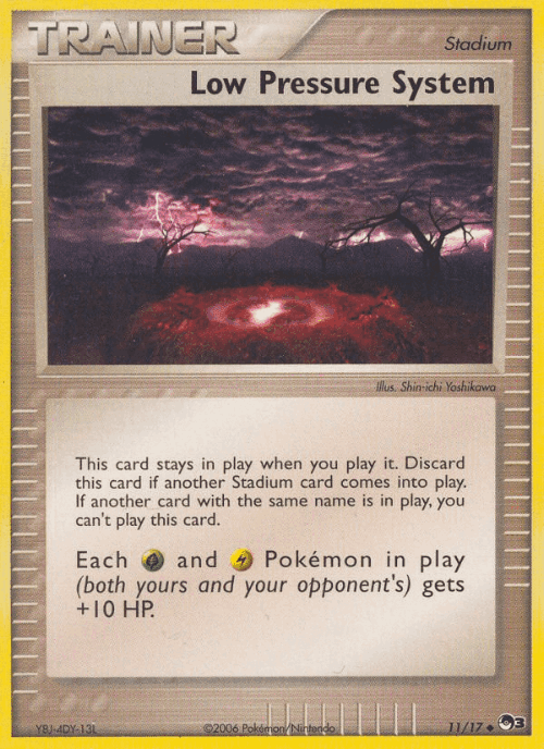 Low Pressure System POP Series 3 card