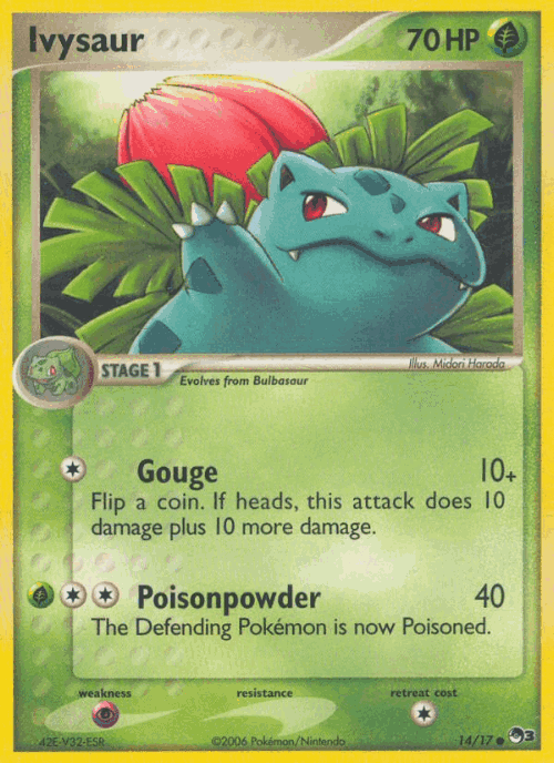 Ivysaur POP Series 3 card