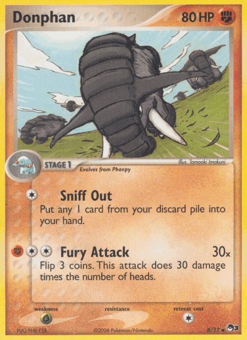 Donphan POP Series 3 card