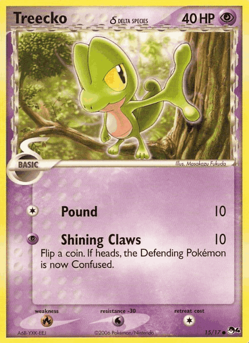 Treecko δ 15, POP Series 4
