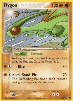 Flygon Pokémon TCG card art