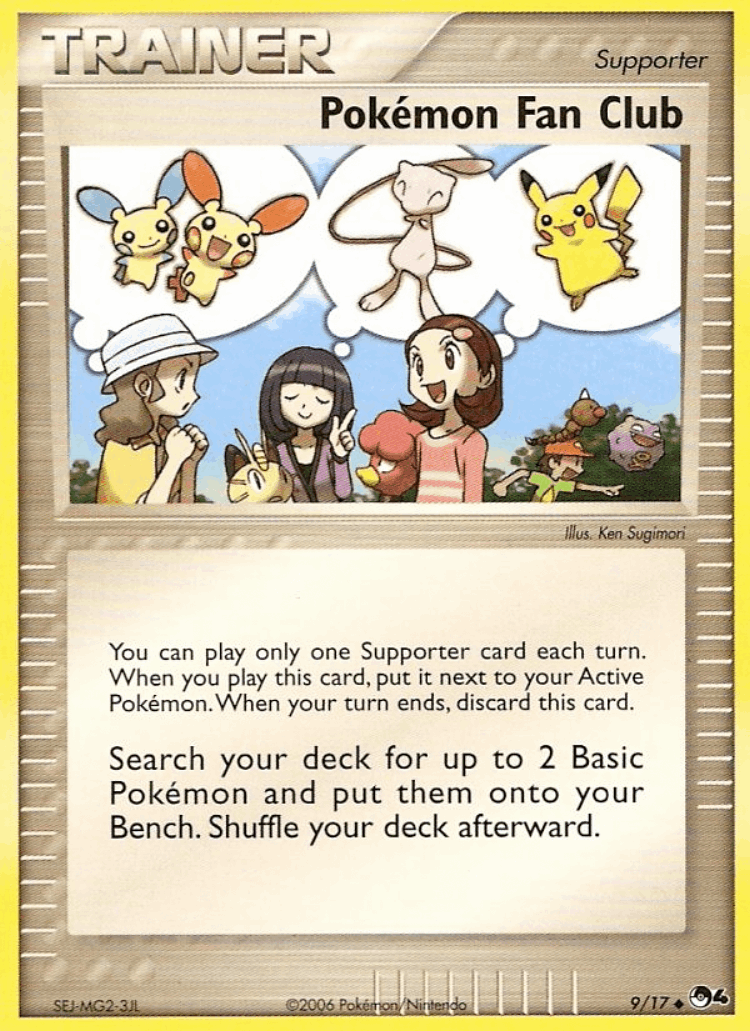 Pokémon Fan Club #9 from POP Series 4 - Uncommon - Illustrated by Ken Sugimori