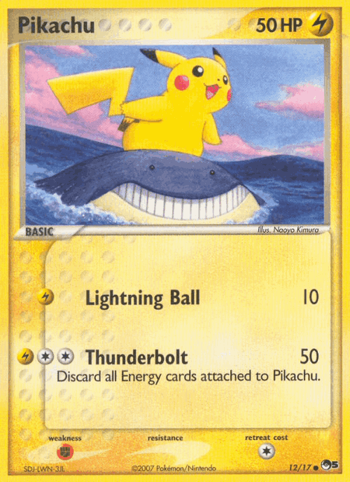 Pikachu POP Series 5 card