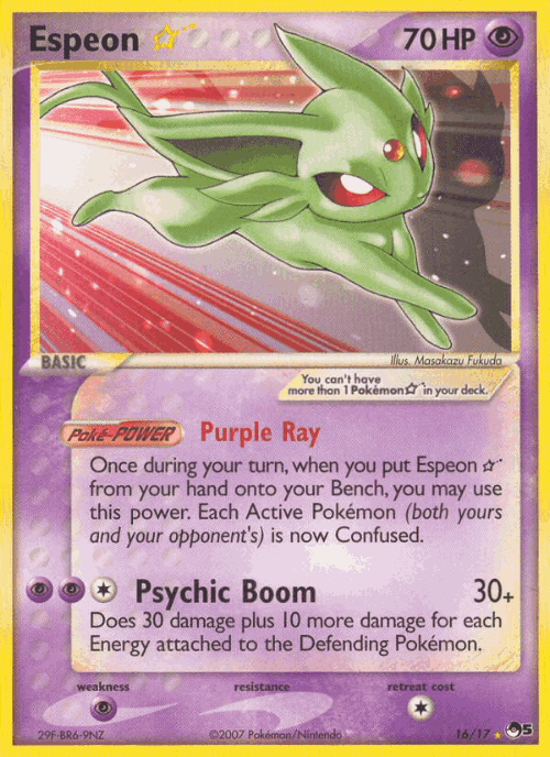 Espeon ☆ 16, POP Series 5