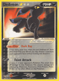 Umbreon ☆ Pokémon TCG card art