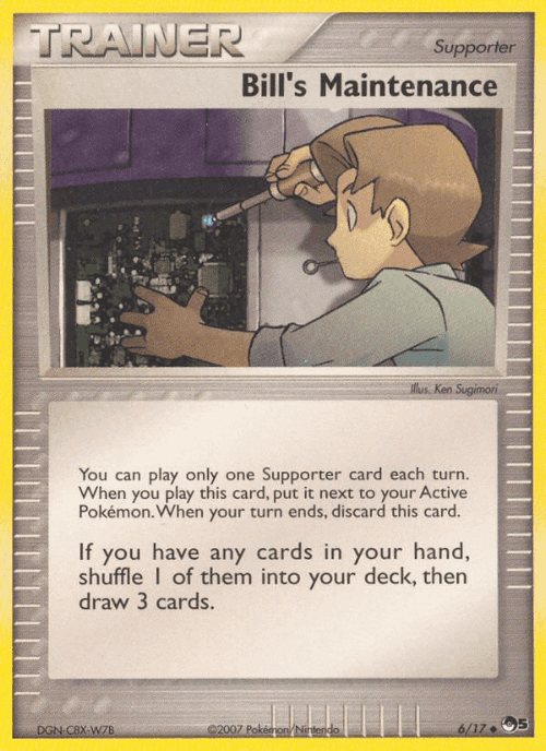 Bill's Maintenance POP Series 5 card