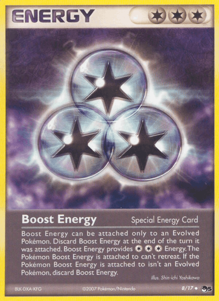 Boost Energy #8 from POP Series 5 - Uncommon - Illustrated by Shin-ichi Yoshikawa