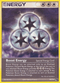 Boost Energy Pokémon TCG card art