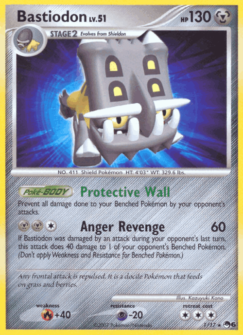 Bastiodon Pokémon TCG card art