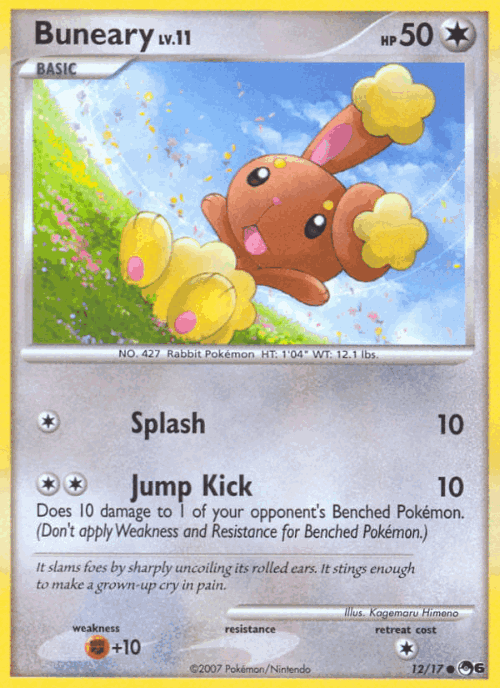 Buneary Pokémon TCG card art