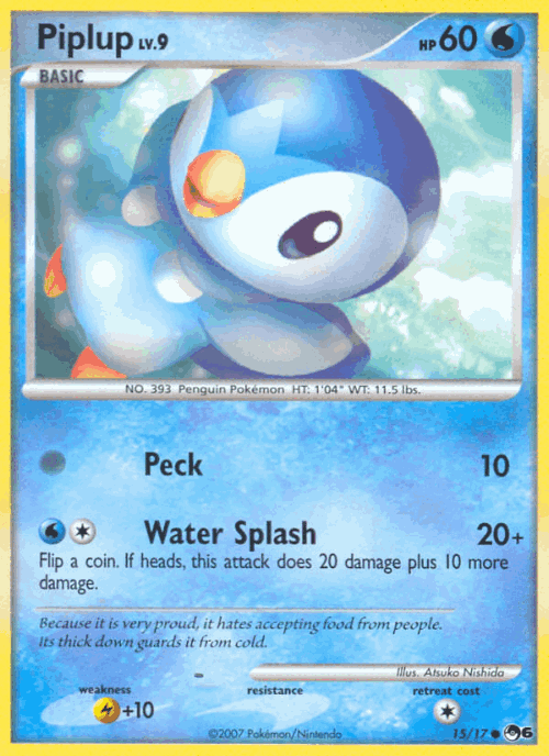 Piplup 15, POP Series 6