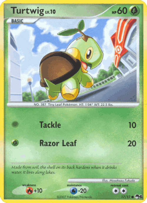 Turtwig 17, POP Series 6