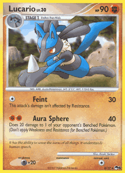 Lucario Pokémon TCG card art