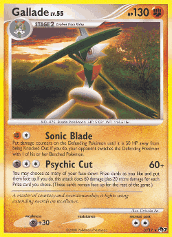 Gallade Pokémon TCG card art
