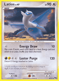 Latios Pokémon TCG card art