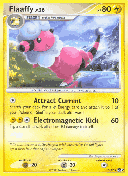 Flaaffy Pokémon TCG card art