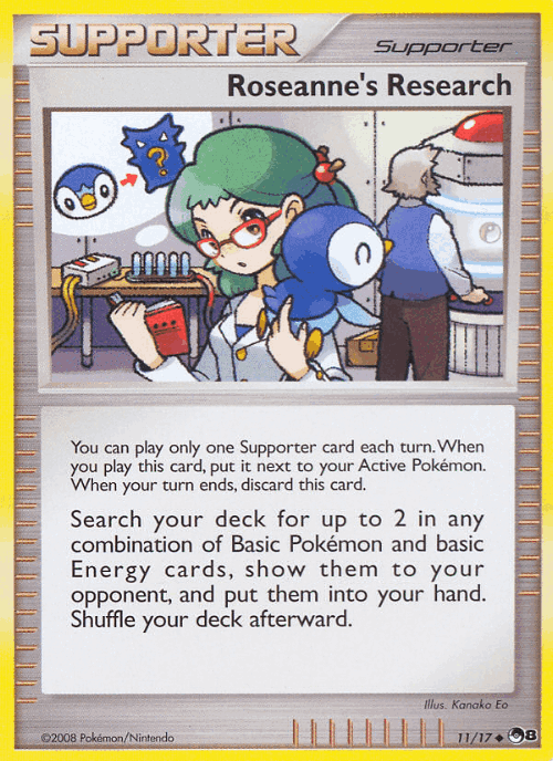 Roseanne's Research Pokémon TCG card art