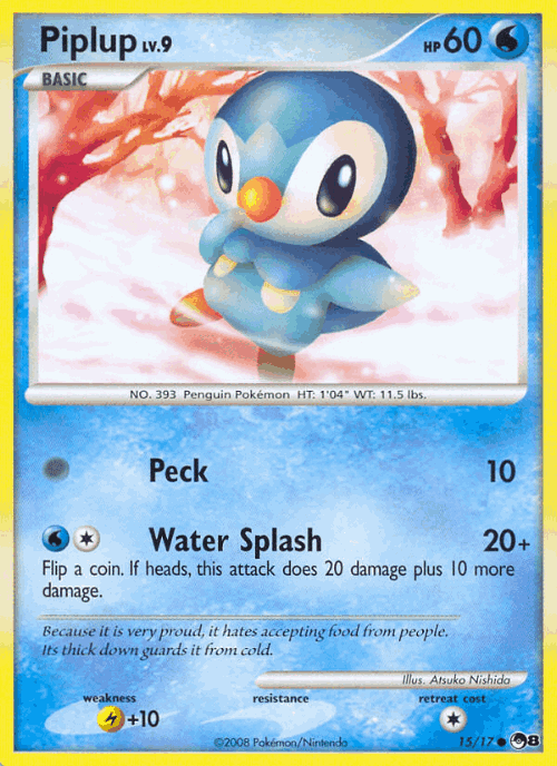 Piplup 15, POP Series 8