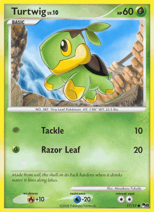 Turtwig 17, POP Series 8