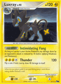 Luxray Pokémon TCG card art