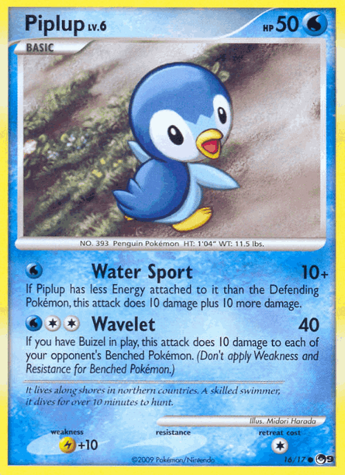 Piplup 16, POP Series 9