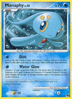 Manaphy Pokémon TCG card art
