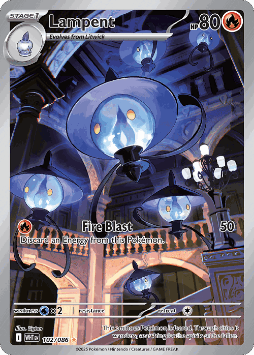 Lampent 102, White Flare