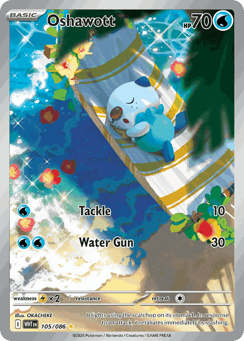 Oshawott 105, White Flare
