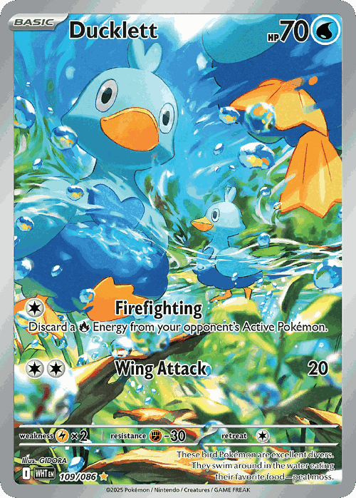 Ducklett 109, White Flare