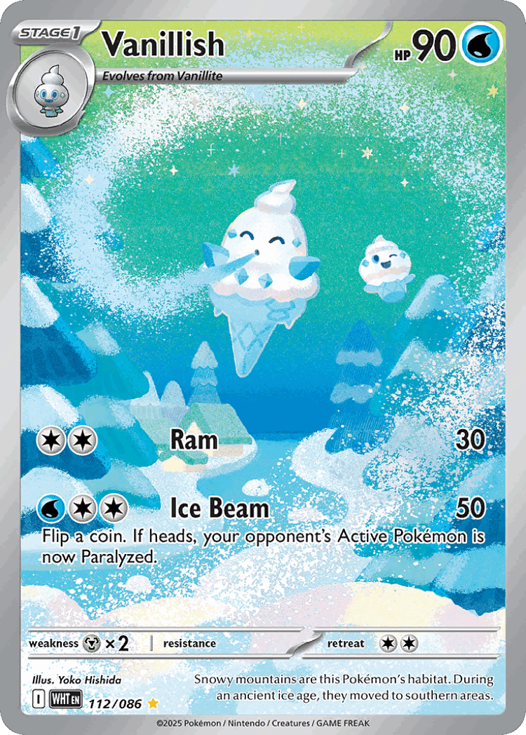 Vanillish cover card