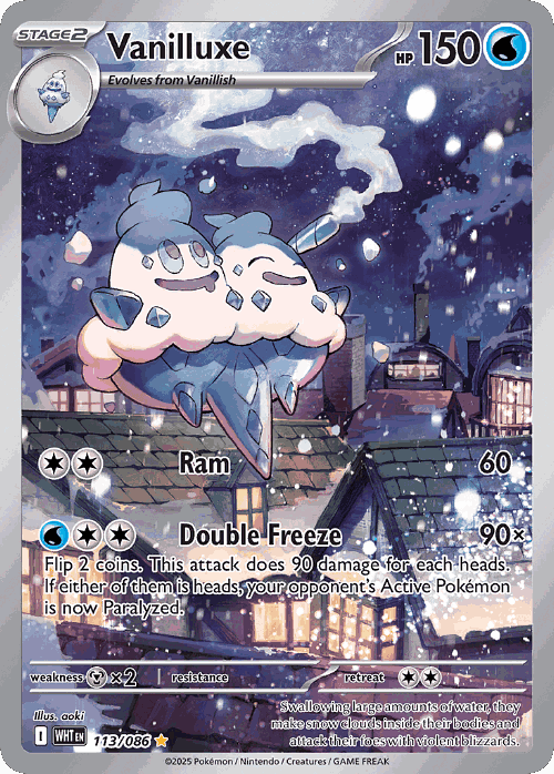Vanilluxe 113, White Flare