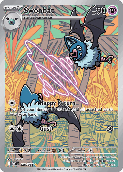 Swoobat 120, White Flare