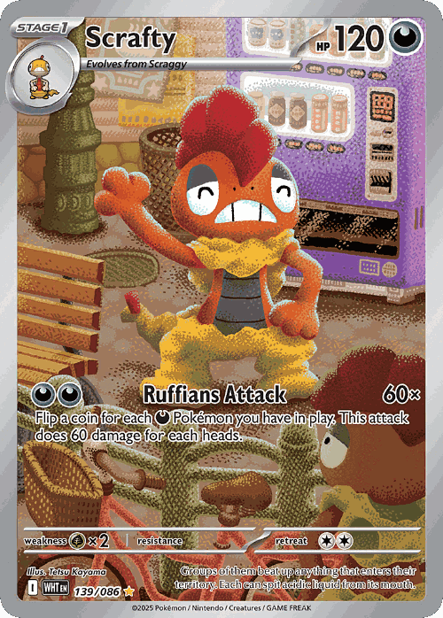 Scrafty 139, White Flare