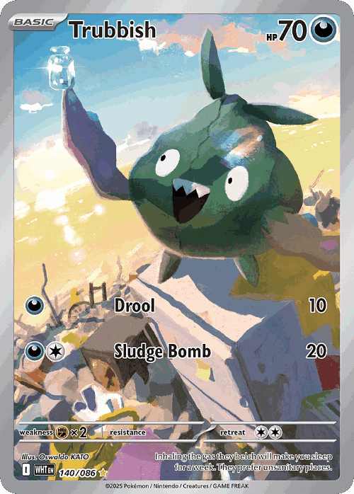 Trubbish 140, White Flare