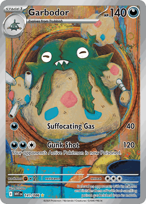 Garbodor 141, White Flare