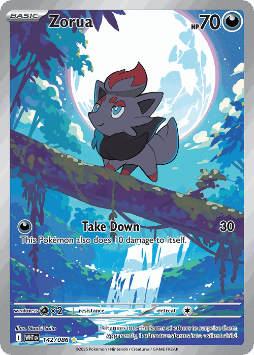 Zorua 142, White Flare