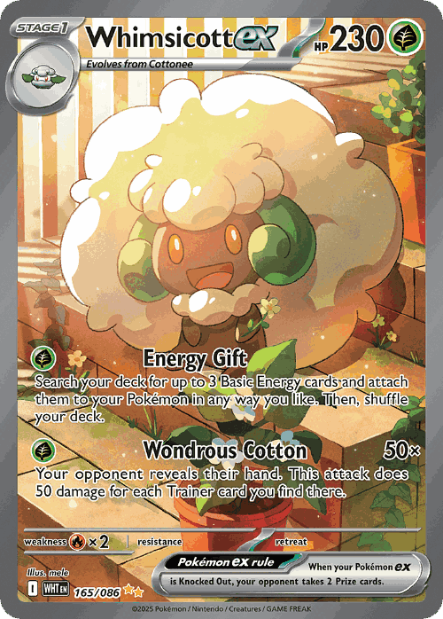 Whimsicott ex 165, White Flare